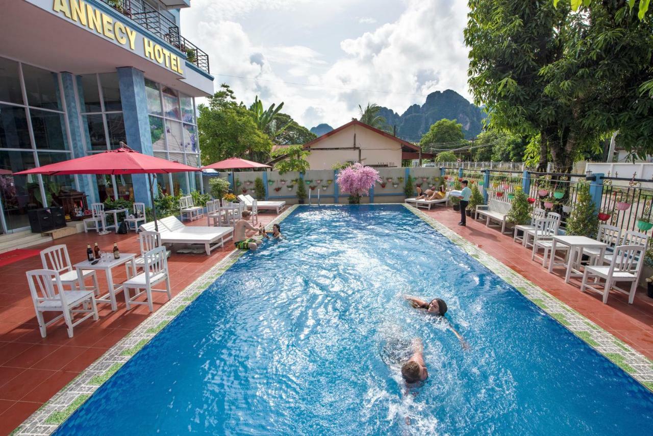 Annecy Hotel Vang Vieng Dış mekan fotoğraf